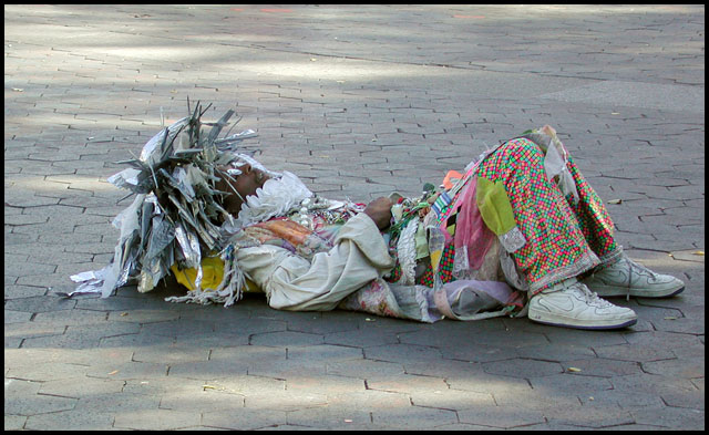 En ensam kille p� Washington Square, New York