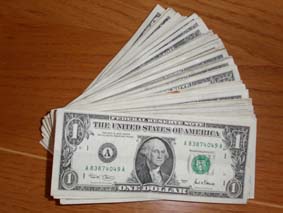 Massor med dollar!