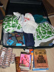 Packar upp i hallen