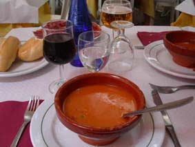 Gazpacho med timjan *Urk!*