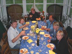 Pizzan smakade helt ok!