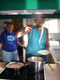 Spagetti f&ouml;r ett helt kompani!