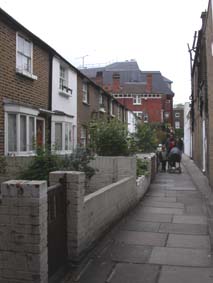 En mysig gata i Richmond