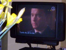 Den gröna milen går på tv.