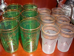 Glas f�r mintte
