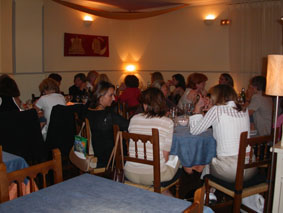 Tjejlunch p� restaurante Collage i Madrid