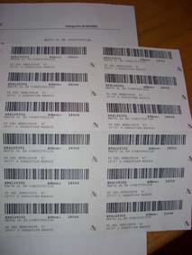Streckkodsetiketter