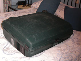 Har tagit fram resv�skan, dags att b�rja packa f�r Marockotrippen