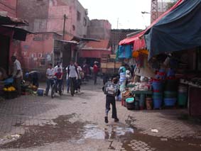 Inne i Kasbah