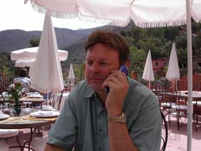 Vi stannar f�r lunch p� ett fint st�lle, Ramuntcho